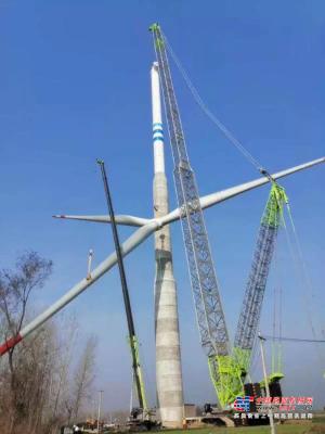 康明斯助力中国首台140米钢混塔架3MW级风机吊装成功