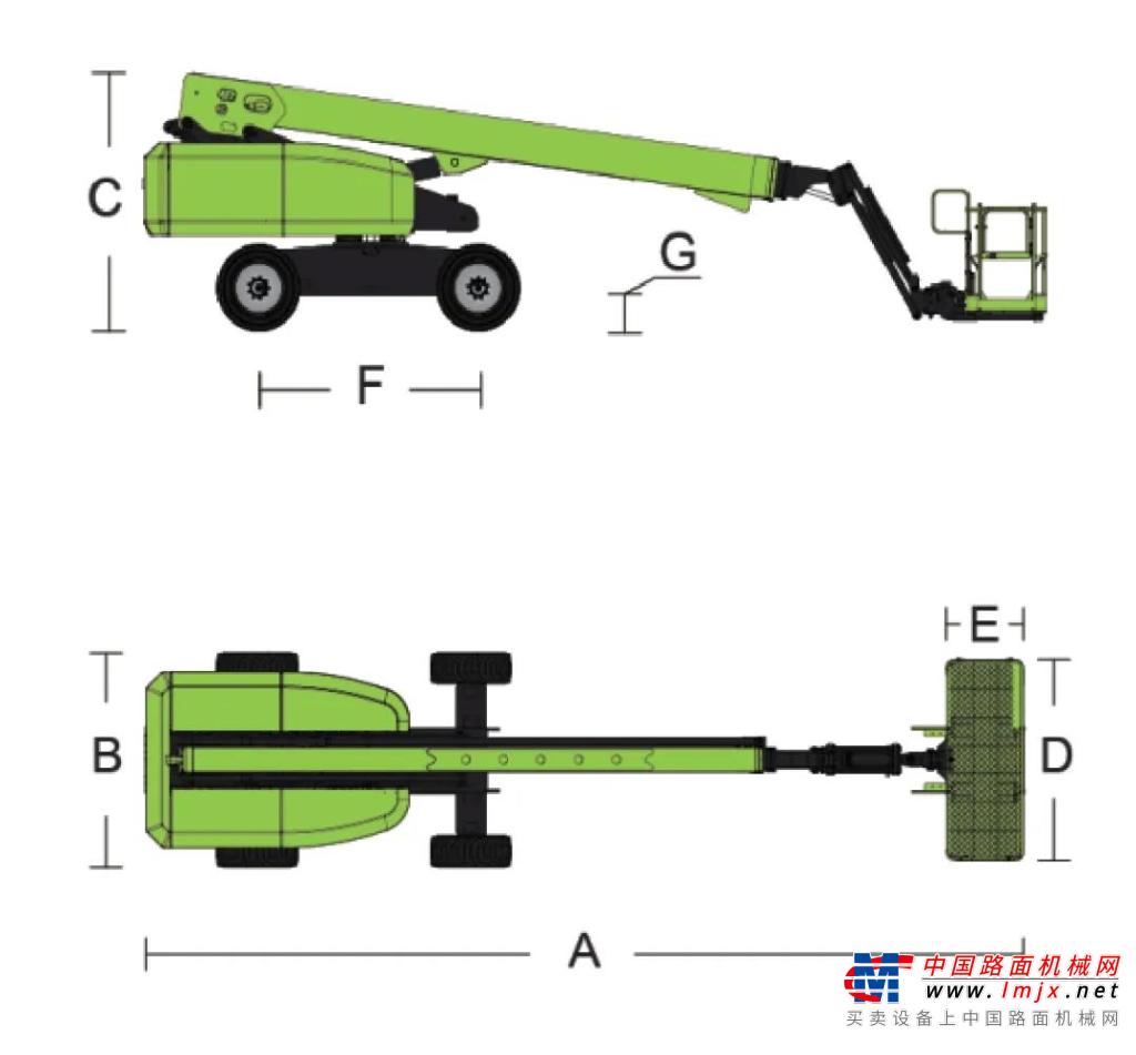 中联重科直臂式高空作业平台 ZT34J