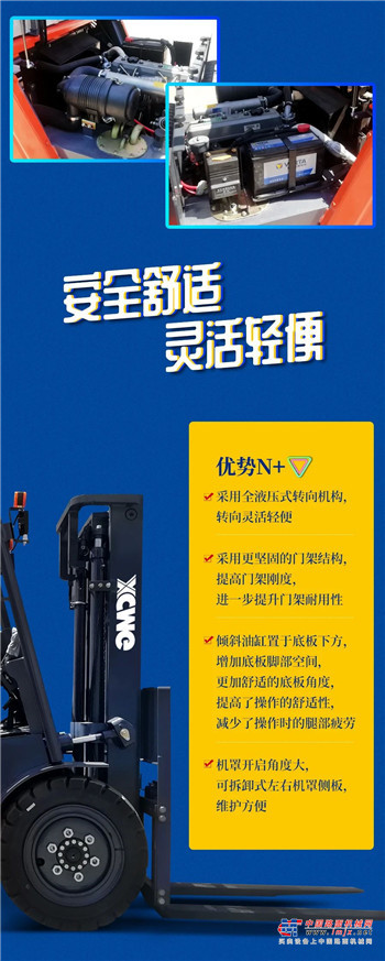 	面对国内市场，徐工叉车产品基于自主核心技术的不断突破，以及差异化的定制方案，致力于满足中高端客户需求，力求到2025年成为国内中高端叉车产品的首选品牌。		面对国际市场，徐工叉车的产品性能可达到国际一流品牌梯队的水平，与此同时，徐工叉车不断追求高性价比，在国际上亦具有较强的市场竞争力。		高端引领，品质领先，徐工叉车不断用高品质、高性价比的产品，引领高端叉车应用市场！