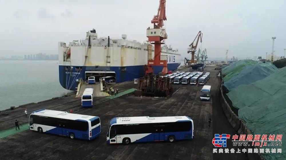 康機助力200輛金龍客車出口塞浦路斯 再創中國客車出口歐盟最大單