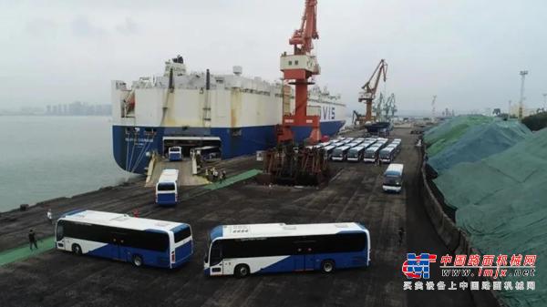 康机助力200辆金龙客车出口塞浦路斯 再创中国客车出口欧盟最大单