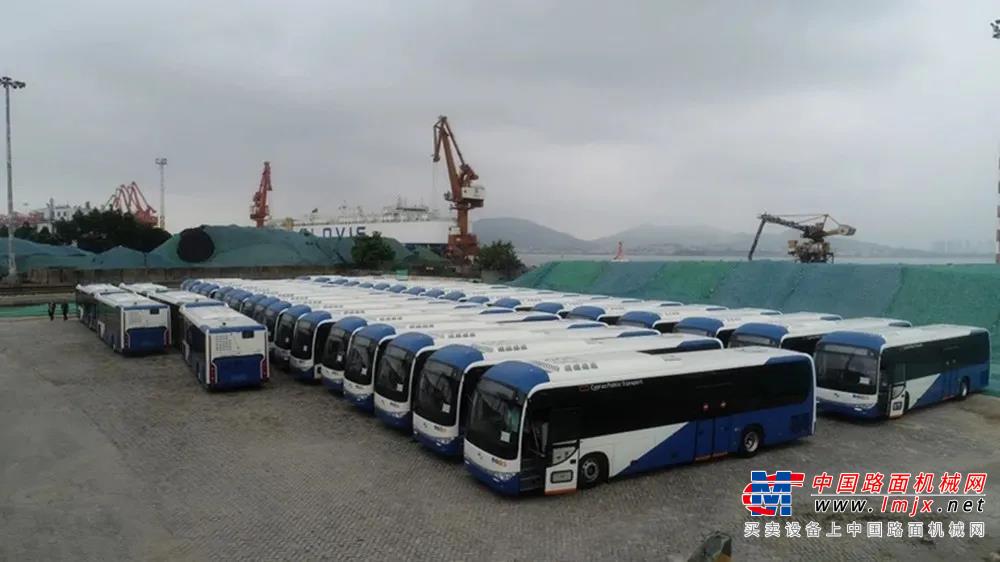 康機助力200輛金龍客車出口塞浦路斯 再創中國客車出口歐盟最大單