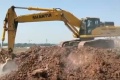 山推挖掘机 470施工视频