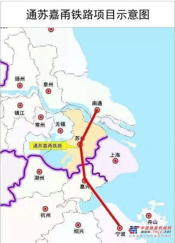 穿越苏州、时速350公里 通苏嘉铁路(江苏段)公示