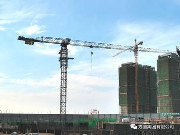 方圆PT6015新型平头塔机服役烟台某小区项目