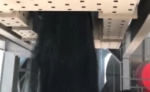 鑫海路机沥青烟气视频