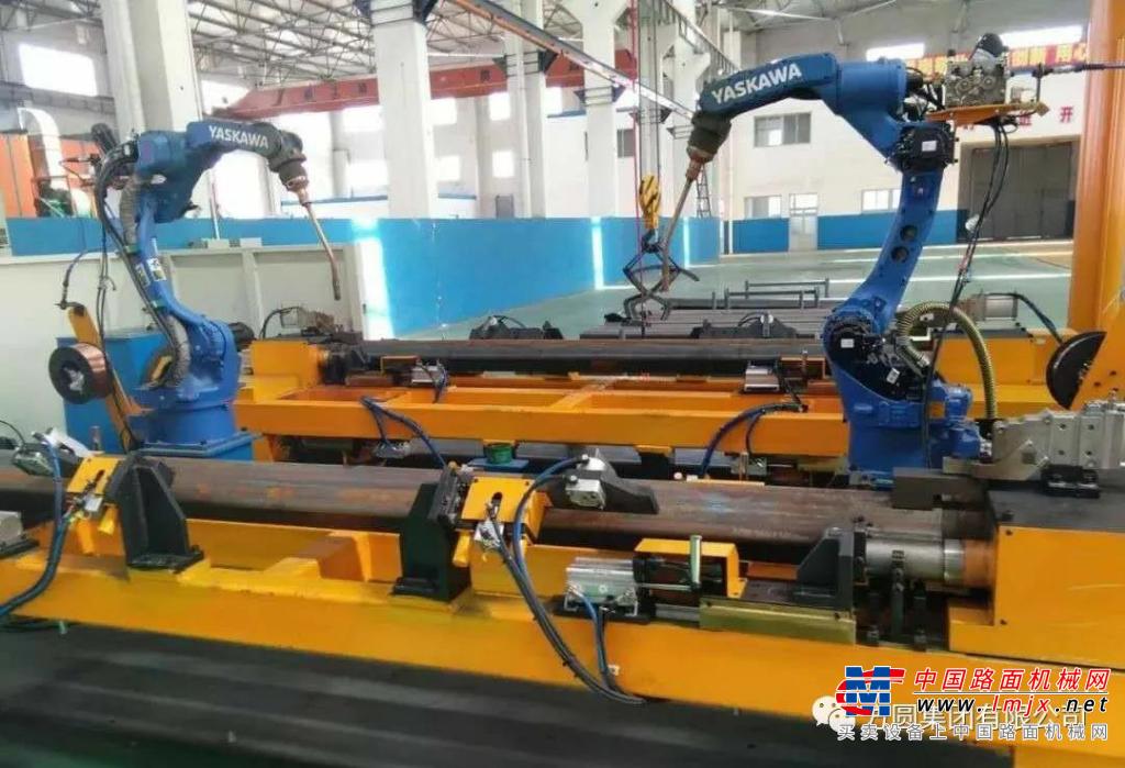 方圆集团起重机械二厂提升自动化焊接水平