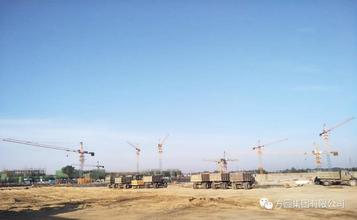 方圆塔机参建保定市颐和雅园“被动房”项目