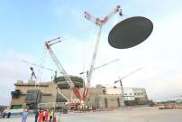 大国重器！中联重科3200吨履带起重机助力华龙一号福清核电6号机组外穹顶吊装完成
