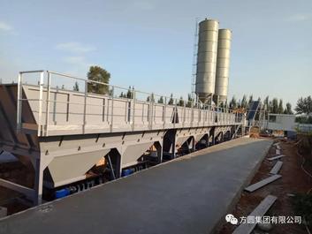 方圆集团稳定土拌和站参与国道京哈线(G102)道路建设
