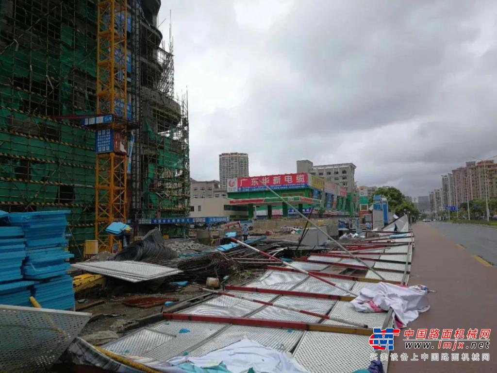台风“海高斯”过后，易山租赁迅速出击，守护城市卫生！