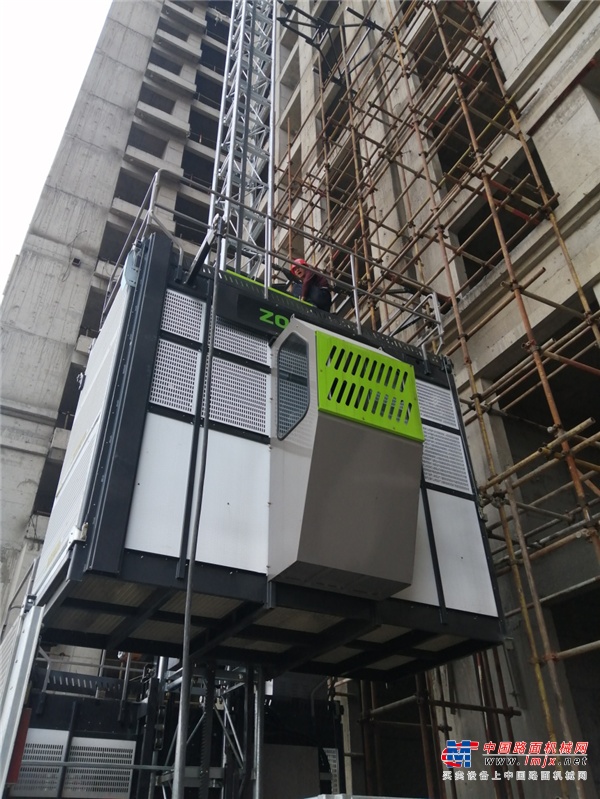 中联重科发布新一代节能型施工升降机 推出即获客户热捧