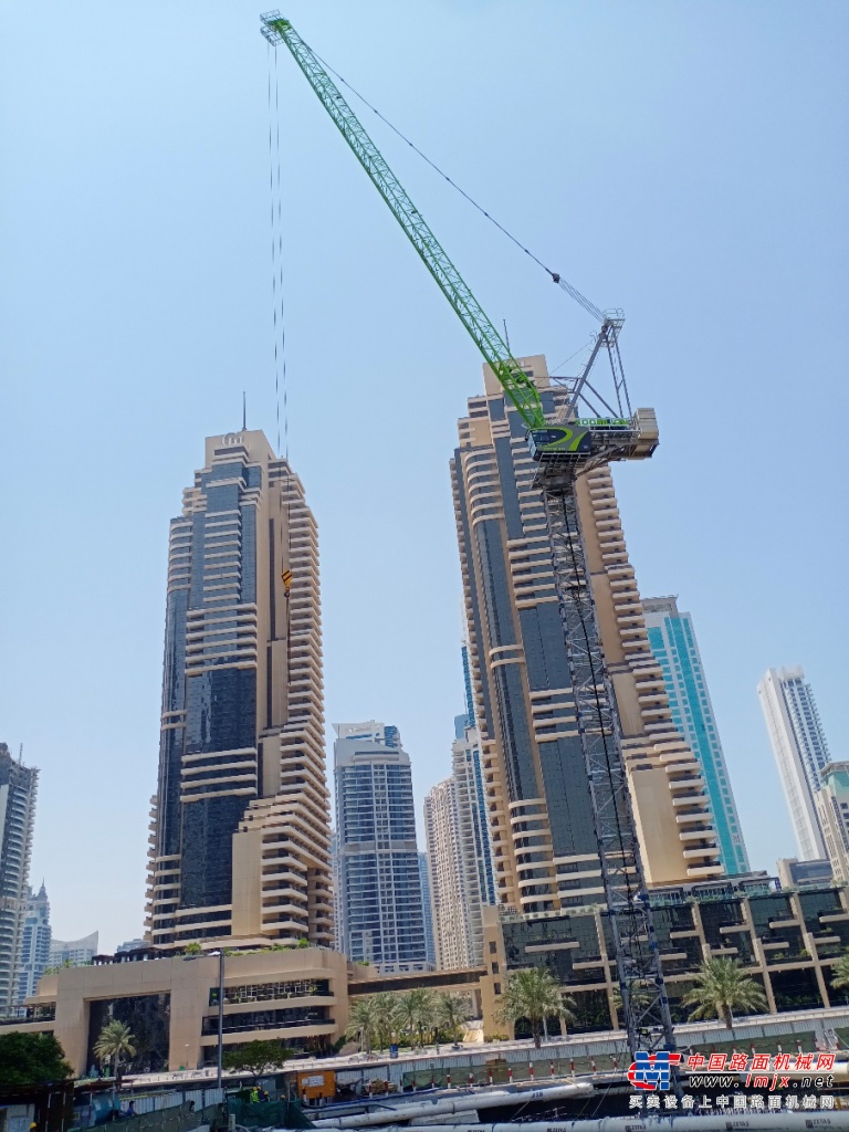 “一带一路”建设新高度 中联重科塔机助力全球最高酒店类项目
