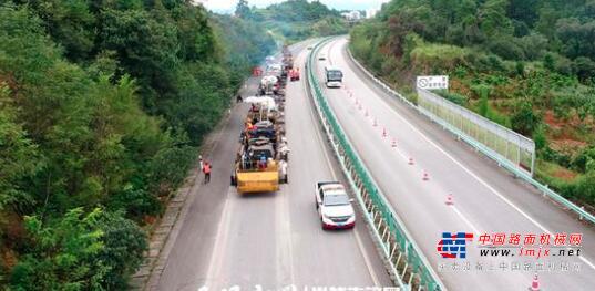 贵州高速公路养护首次应用沥青路面就地热再生新工艺