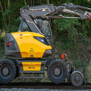 【海外新品】Mecalac推出紧凑型铁路挖掘机