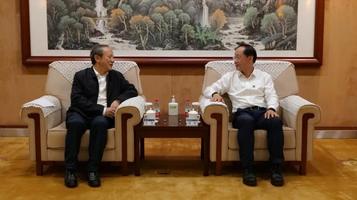 徐工王民拜访天津港集团党委书记、董事长褚斌