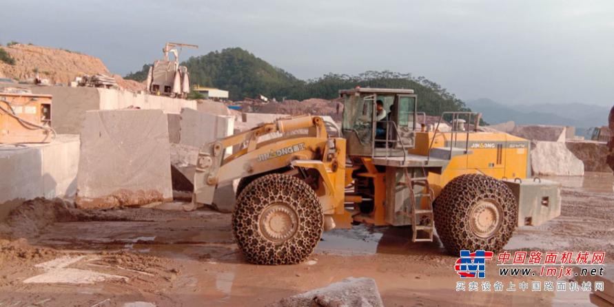高效、低耗、安全，广西某采石场一次采购3台50吨级晋工叉装机