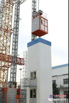方圆SC100型井道式施工升降机参与多项重点工程施工
