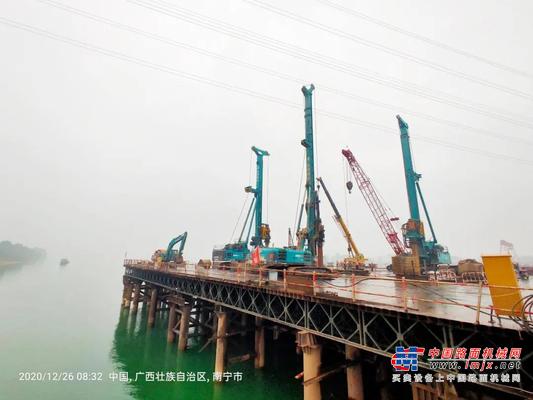 惊艳！山河智能低净空旋挖钻机广西获赞