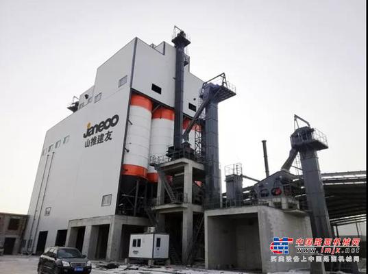 山推建友干混砂浆搅拌设备再立新标杆