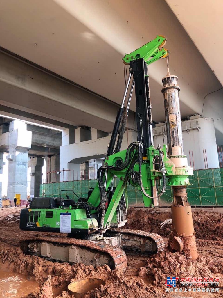 泰恒低淨空旋挖KR300ES助力深圳基礎建設