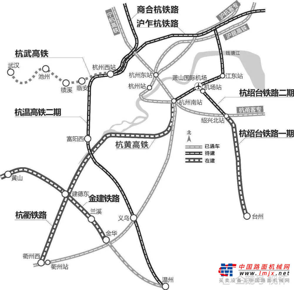 2021年浙江將有多達14條鐵路在建，可建成1條高鐵1條普鐵