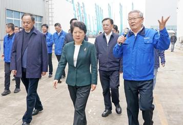 湖南省委常委、省政府副省长、长沙市委书记吴桂英调研山河智能