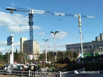 方圆PT6520型塔机服役烟台某重点工程项目