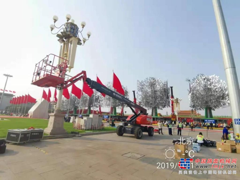 再次亮相央视 | 中国臂车“星”高度，星邦助力冬奥场馆建设