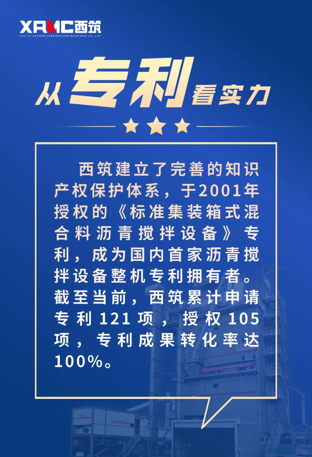 西筑是新中国成立初期，国内第一批为公路建设应运而生的筑养路机械生产厂家，是中国工程机械领域至今唯一的国有企业。60余年来，西筑发挥强大的“创新基因”，以领先于时代的技术创新，在路面机械最为高端的沥青搅拌设备领域创造了无数行业历史；以高端品质始终如一的发展核心，让行业和用户见证了深厚的品牌势能，已经形成了难以复制的品牌核心竞争力。