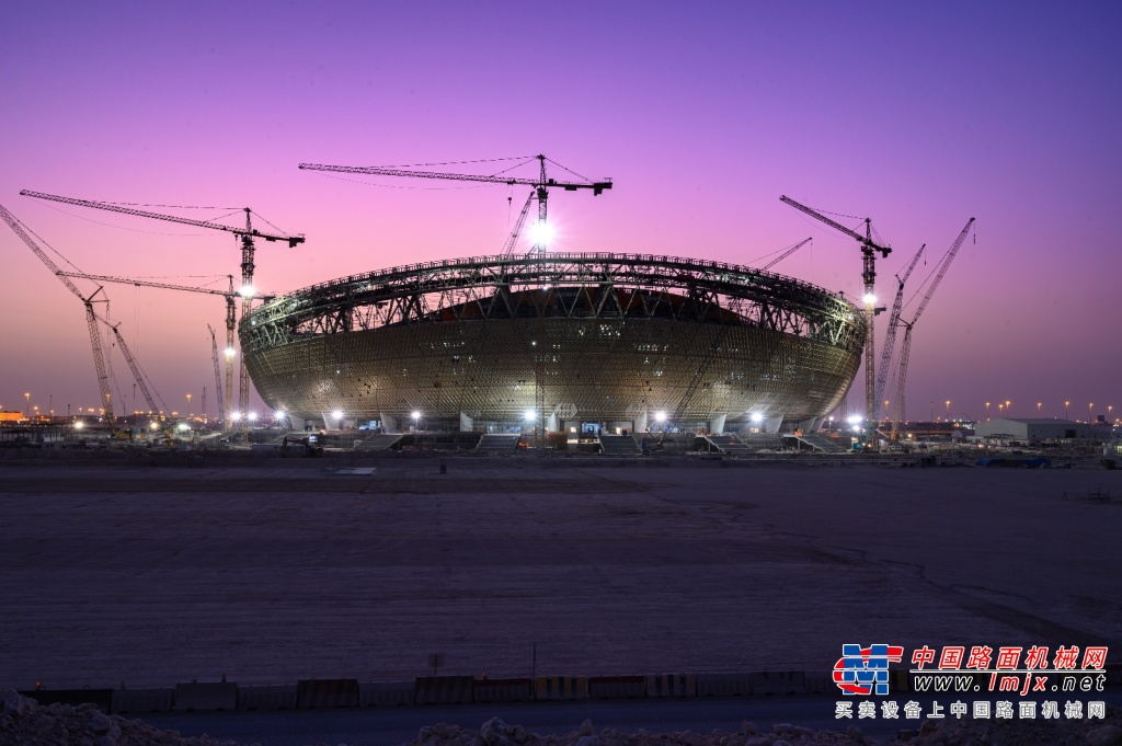 深入“一帶一路”國家建設 中聯重科塔機助力完成2022世界杯主場館封頂