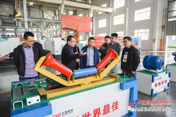 上饶市饶建装配式建材有限公司一行来宾参观方圆集团