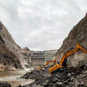 大国工程|柳工挖掘机助力在建世界最大水电工程