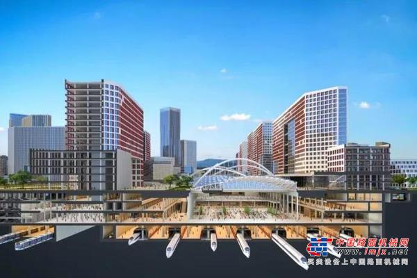 山河智能设备征战亚洲最大地下综合交通枢纽工程