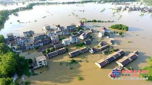 洪涝已致江西56.2万人受灾 境内两河2021年第1号洪水形成
