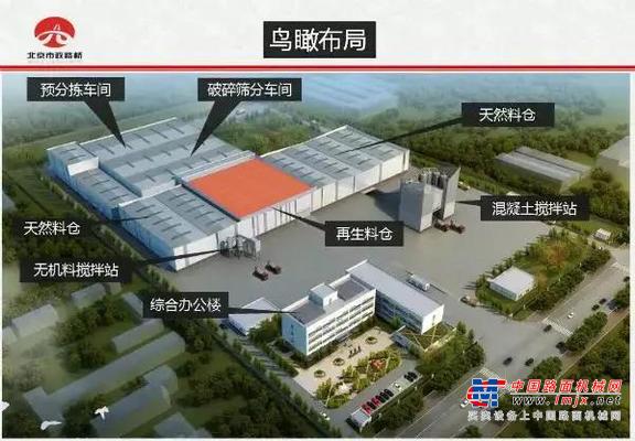 南方路机建筑垃圾资源化利用案例—北京市政路桥集团大兴建筑垃圾处理项目