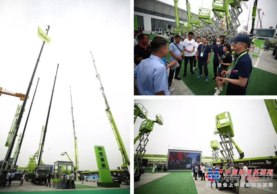 “绿色旋风”来袭 | 中联重科智能高机电动化产品亮相天津国家会展中心首展