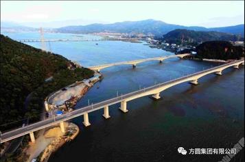 方圆SC100型井道施工升降机服役福建乌龙江大桥重要建设项目