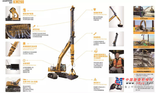 泰信机械：KM系列伸缩臂抓斗——城市立体交通基础施工的尖兵 工民建领域高效施工的利器