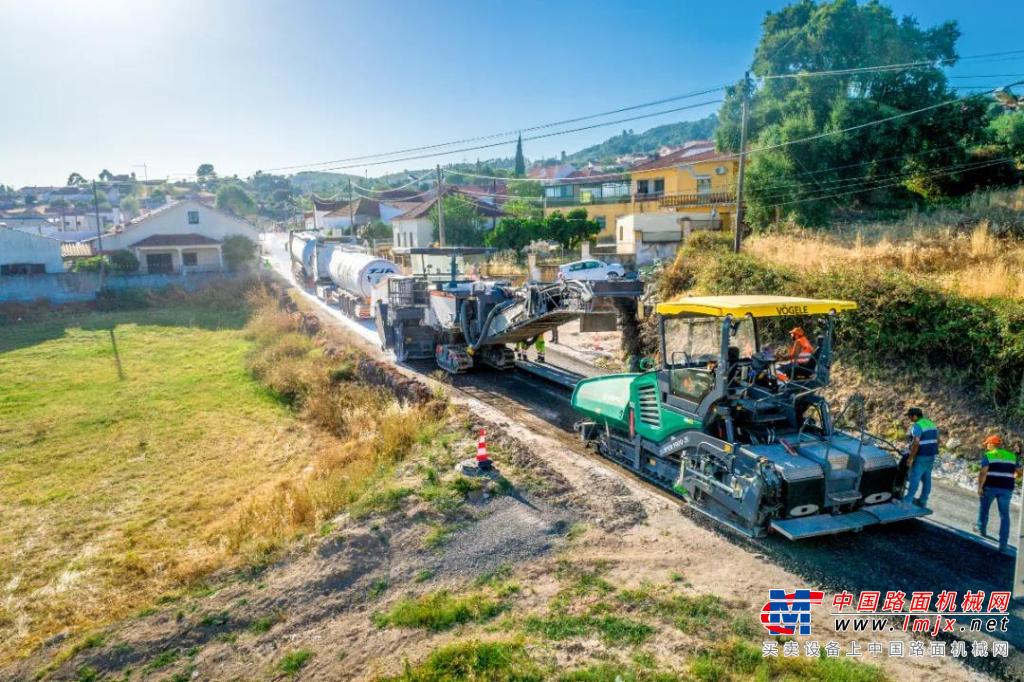 工地報告 | 冷再生車隊在葡萄牙采用環保型解決方案進行路麵修複