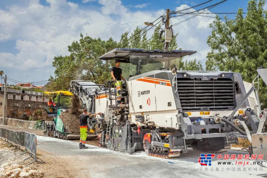 工地报告 | 冷再生车队在葡萄牙采用环保型解决方案进行路面修复