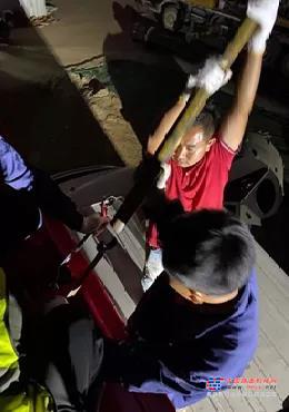 三一重工【优秀服务事迹】平凡的一夜