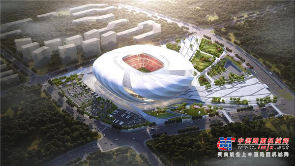 三一重工：14000吨钢结构顺利封顶！重庆龙兴足球场待战“亚洲杯”