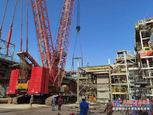 三一重工：SCC6500A助力阿曼DUQM炼油厂首台反应炉成功吊装就位
