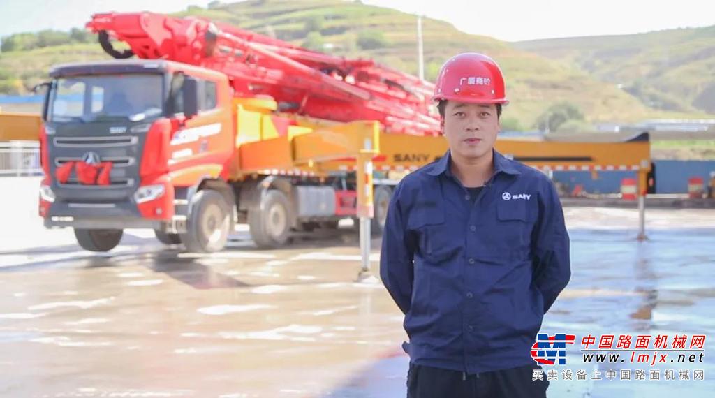 2021年8月，定西广厦集团采购国内首台三一国六S系列62米泵车。