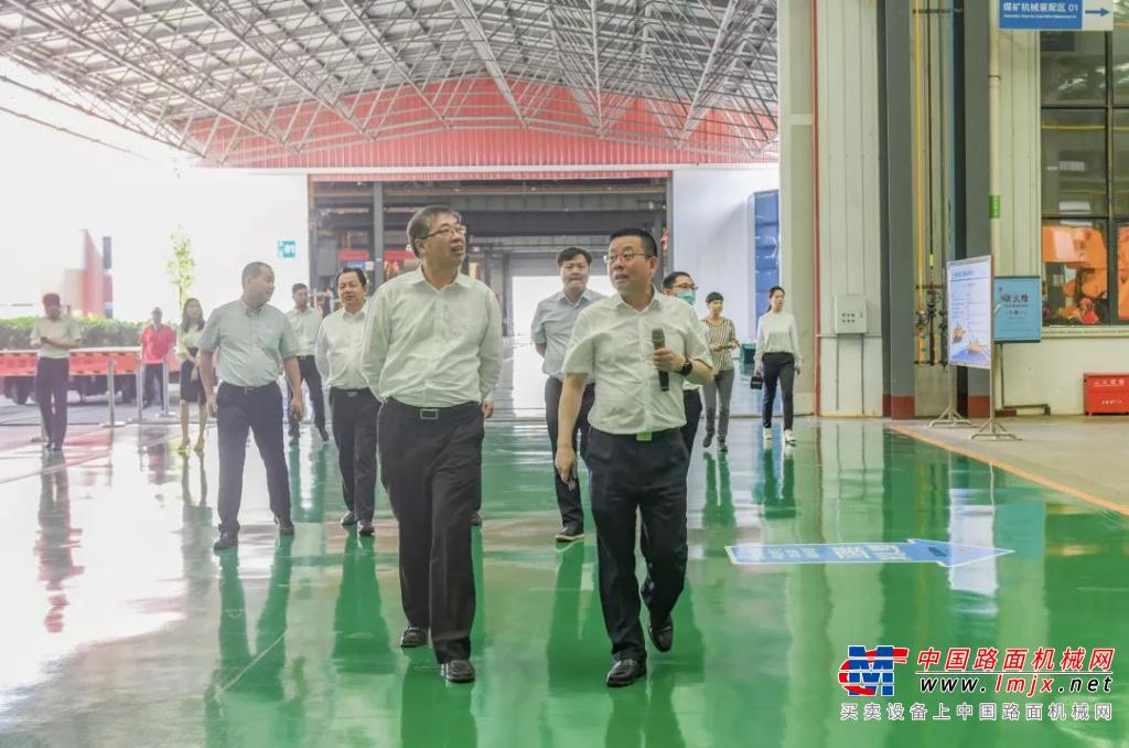 中国铁建总裁、党委副书记庄尚标到铁建重工调研