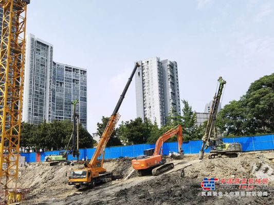 情系工民建 泰信旋挖荐┃江苏泰信KR90A江阴房建项目表现卓越