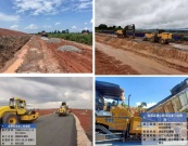 中交西筑公司柬埔寨路面施工项目组雨季施工记