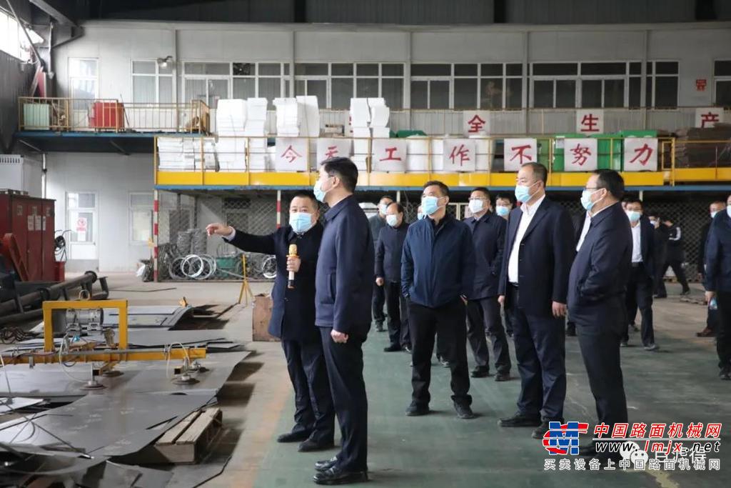 固安县委书记付顺义带队到百滤得公司调研