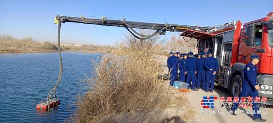喀什“藍朋友”再添救援利器 中聯重科大流量遠程供水係統交付新疆